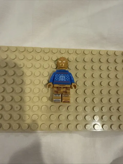 C-3PO Holiday Sweater Minifigure: sw1238 (LEGO Star Wars 2022 Advent Calendar)