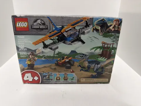 LEGO Jurassic World: Velociraptor: Biplane Rescue Mission (75942)