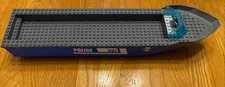 Lego Boat Hull Blue 16" Gray Deck 2-Piece Assembly Pre-Owned 2005 Set 54100-002