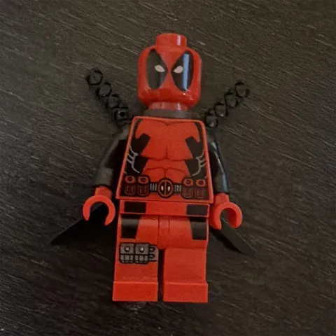 Authentic LEGO Deadpool Minifigure w/ Dual Swords, 6866 Chopper Showdown