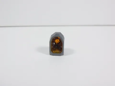 LEGO Dark Gray 1x1 Rock Geode w/ Glitter Crystal Minifig S3