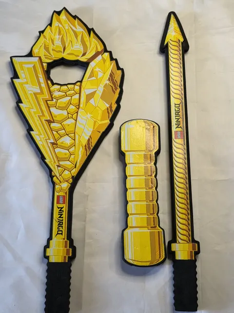 Lego Ninjago Lord Garmadon's Foam Mega Weapon Toy Cosplay 2021 Legoland Staff