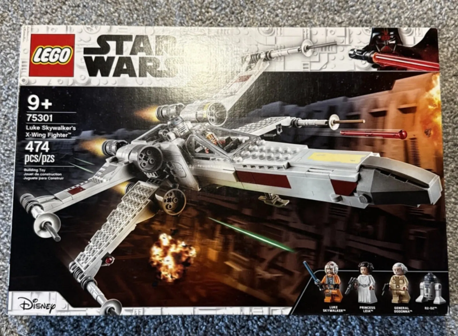 LEGO Star Wars 75301 – X-Wing Fighter – Age: 9+ – 474-Piece Set – 100% Brand New