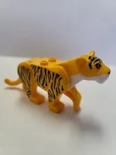 LEGO Tiger Animal Figure Orange/Black/White Plastic - 1 Piece