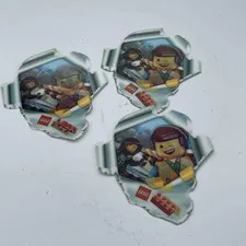 The Lego Movie Holographic Stickers Three Total