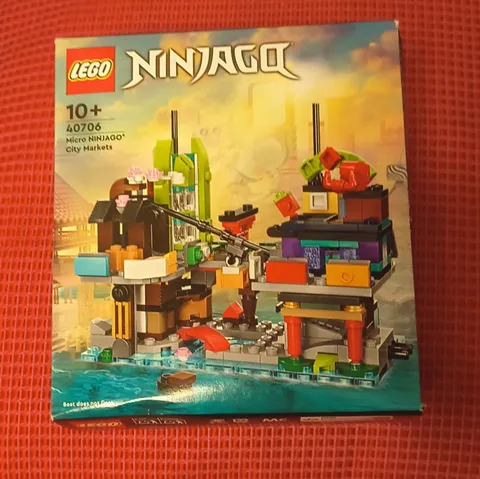 LEGO NINJAGO 40706 Micro NINJAGO City Markets Complete Set 163pcs 2024