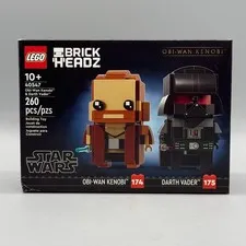 Lego BrickHeadz #40547 Obi-Wan Kenobi & Darth Vader Star Wars Retired New Sealed