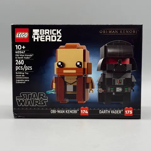 Lego BrickHeadz #40547 Obi-Wan Kenobi & Darth Vader Star Wars Retired New Sealed