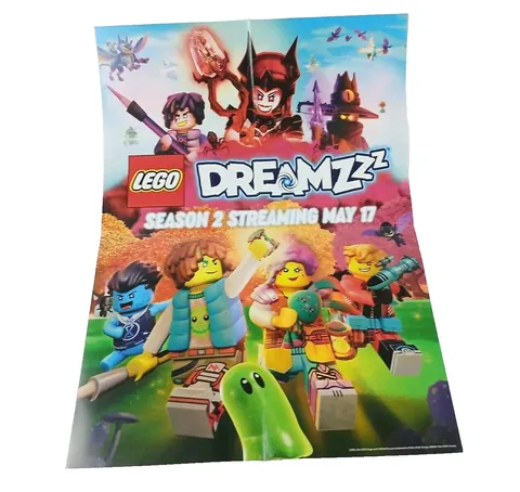 LEGO DREAMZzz Season 2 Streaming May 17 Promo 4 Fold Print Poster 2024 16''x24''