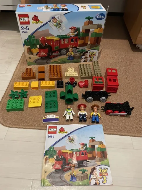 LEGO Duplo 5659 Toy Story 3 Train Chase Set with Figures and Instructions 2010