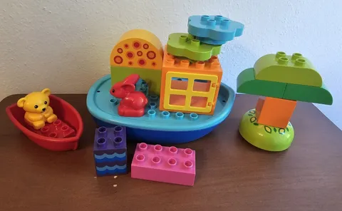 Retired 2014 LEGO Duplo 10567- Toddler Build and Boat Fun-Complete no box&manual