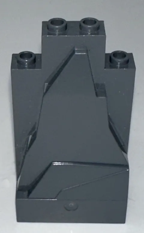LEGO  54782 Castle 2x4x6 Wall ROCK PANEL Bluish Gray x1
