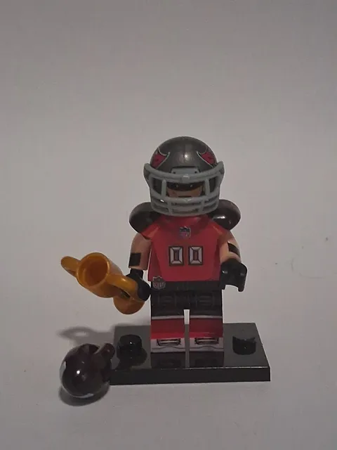 Tampa Bay Football Player  Minifigure Custom Lego Pad Printed 