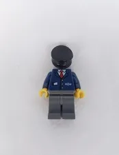 LEGO City trn122 Train Train Worker (Set7904 Advent Calendar) (Incomplete)