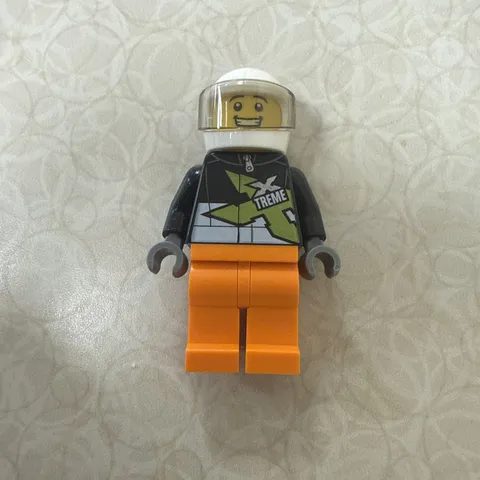 Lego City Stunt Truck Stunt Driver Minifigure 60146