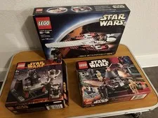 Lego Star Wars Lot Of 3 Sets Open Box Complete Sets Used Condition With Minifigs