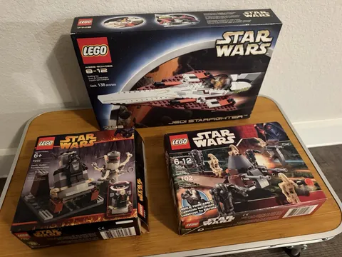 Lego Star Wars Lot Of 3 Sets Open Box Complete Sets Used Condition With Minifigs