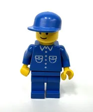 LEGO Minifigure City Shirt With Six Buttons Used Condition