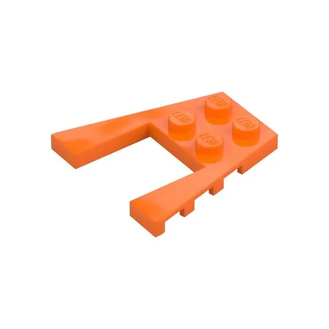 LEGO 20x Orange Wedge, Plate 4 x 4 inv.600