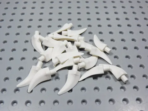 LEGO Lot of 20 White Barbs Horns Weapon Minifig BV