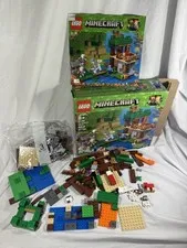 LEGO Minecraft The Skeleton Attack 21146 Building Set Open Box Read Desc