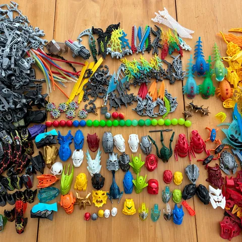 LEGO BIONICLE Hero Factory Bulk Lot 15 lbs Pounds Random Pieces Parts Masks