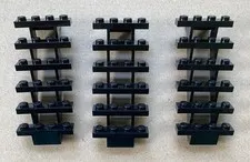LEGO Part 30134 (Qty 3) Straight Open Stairs 7x4x6 Black or Dark Bluish Gray NEW