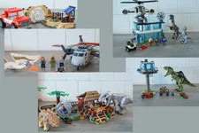 LEGO Jurassic World & Jurassic Park Lot: parts from 5 sets w/ Indominus rex