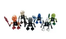 LEGO Bionicle Turaga Mata Nui Elder Villagers Set Of 6 - NO Manual Cans