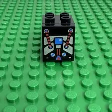 LEGO Space Spyrius 4346px15 Black Container 2 x 2 x 2  6959, 6949, 6889