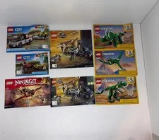 Lego Instruction Manuals 75933 31058 60148 70650 MANUALS ONLY No Pieces