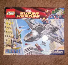 LEGO Quinjet Aerial Battle 6869 Super Heroes Avengers (2012)  damaged box 