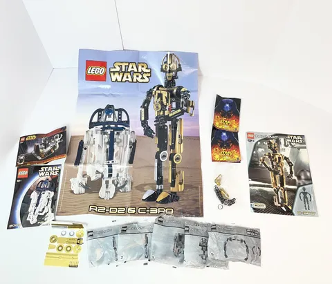 LEGO Technic Star Wars 8007 C-3PO Vintage 2001 Sealed Bags Manual Poster Extras