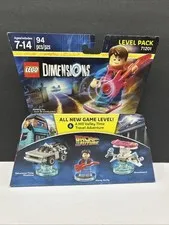 LEGO Dimensions Back to the Future DeLorean Marty McFly Level Pack 71201 SEALED