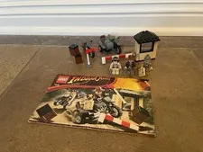 LEGO Indiana Jones Motorcycle Chase 7620 Rare Fully Complete