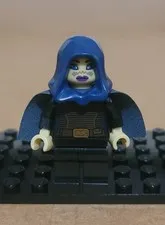 Lego Star Wars Barriss Offee 9491 Dark Blue Cape Hood Clone Wars Minifigure