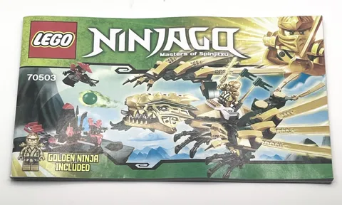 Lego Ninjago 70503 The Golden Dragon User Guide Manual Instruction Booklet