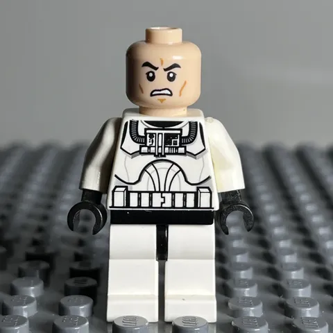 LEGO Phase 1 Clone Pilot Minifigure sw0191 8019 10195 7674 Star Wars Parts 2D