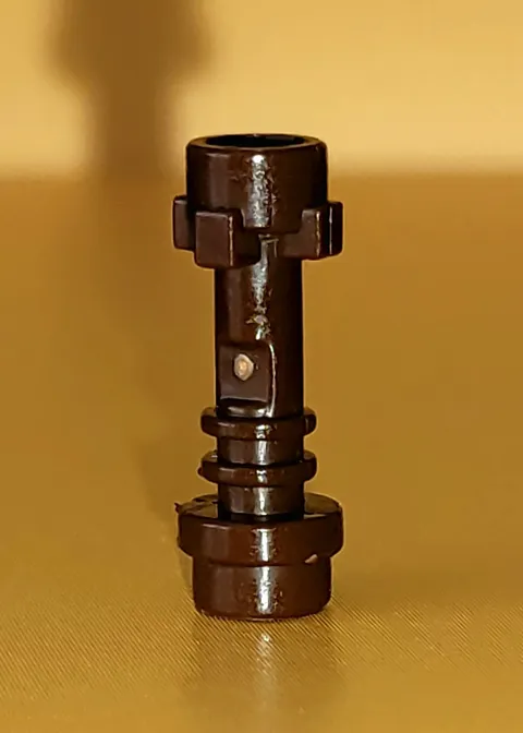 LEGO 64567 lightsaber hilt DARK BROWN minifigure weapon accessory ෴ qty 1