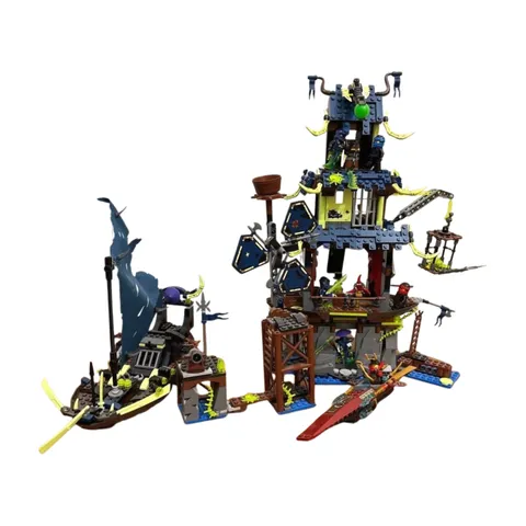 LEGO 70732 Ninjago City of Stiix Temple Incomplete Minifigs Manual Retired Auth