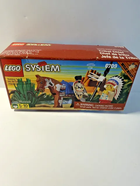 1997 LEGO WESTERN: INDIANS SET 6709 "TRIBAL CHIEF", MINT IN SEALED BOX