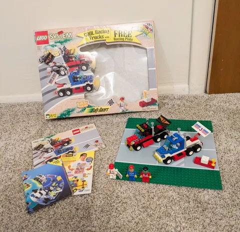 LEGO Town: Rally Racers (1821) - Boxed Complete With Instructions 1996 Vintage