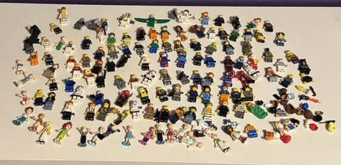 LEGO Huge 150+ Piece Minifigures Lot Mini Fig Marvel Star Wars Boba Fett Rare