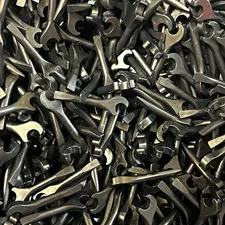 Lego 15x 4006 Black Minifigure Utensil Tool Wrench 6927 - bag of 15pcs