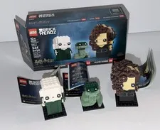 LEGO Harry Potter Brick Headz Building Set Voldemort Nagini & Bellatrix 40496