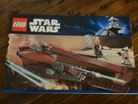 Lego Star Wars GEONOSIAN STARFIGHTER 7959 *INSTRUCTIONS ONLY*