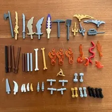 LEGO Weapon Parts Set Swords Arrows Genuine Japan