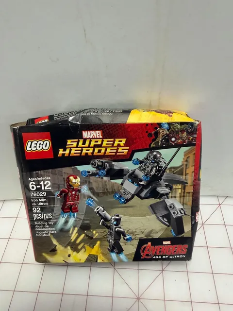Lego 76029 Marvel Super Heroes AVENGERS IRON MAN vs ULTRON DMG PKG #K1