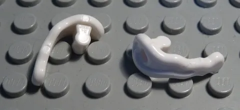 lego shooter white 2 pieces