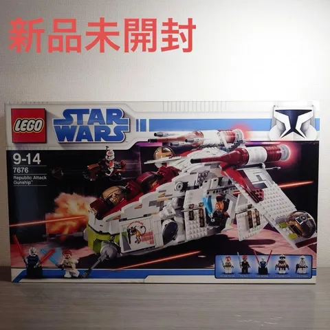 LEGO STAR WARS 7676 REPUBLIC ATTACK GUNSHIP SEALED COMPLETE RETIRED SET